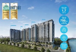 CĂN HỘ ONE VERANDAH 80% CĂN HỘ VIEW SÔNG TUYỆT ĐẸP Căn 2PN view Sông, hướng quận1