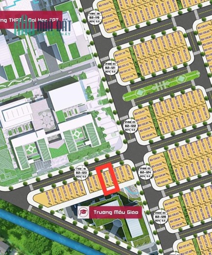 Bán lô đất 2 mặt tiền  FPT City Đà Nẵng