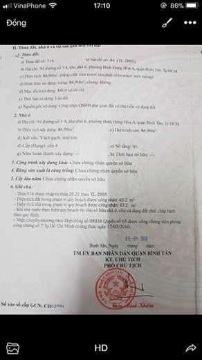 Chính chủ cần bán căn nhà cấp 4 có 2 mặt tiền Bình Hưng Hoà A, Bình Tân