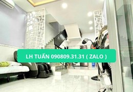 A3131- Nhà Chính Chủ 55M2 Lê Văn Sỹ - Phú Nhuận  , 4 PN - Hẻm 3m Giá 5 tỷ 2