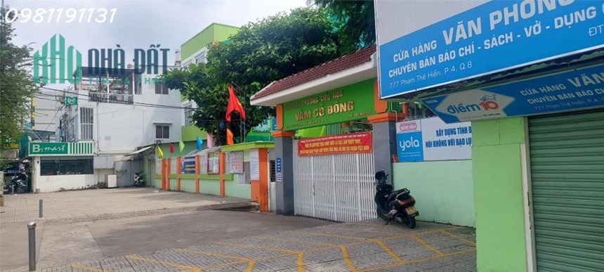BÁN NHÀ MẶT TIỀN KINH DOANH CHỢ PHẠM THẾ HIỂN,P4, Q8 - 70M2 CHỈ :7.5 TỶ