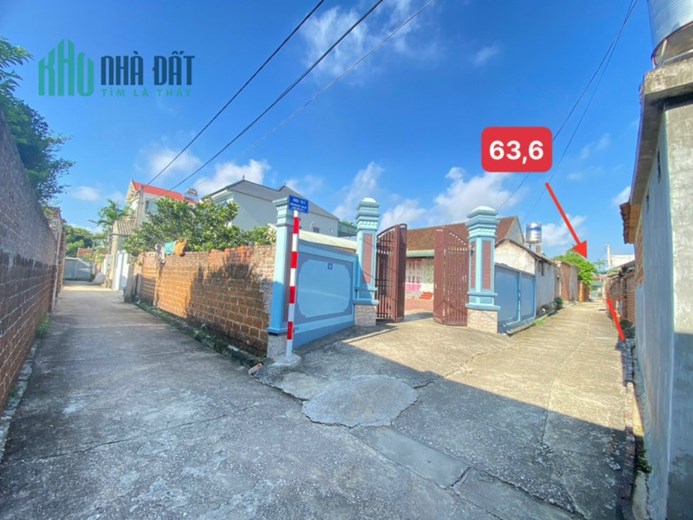 Cần bán Lô 63.6m full thổ cư Tại thôn trúc động xã đồng trúc thạch thất ạ.  
Lô này là đất dân cắt