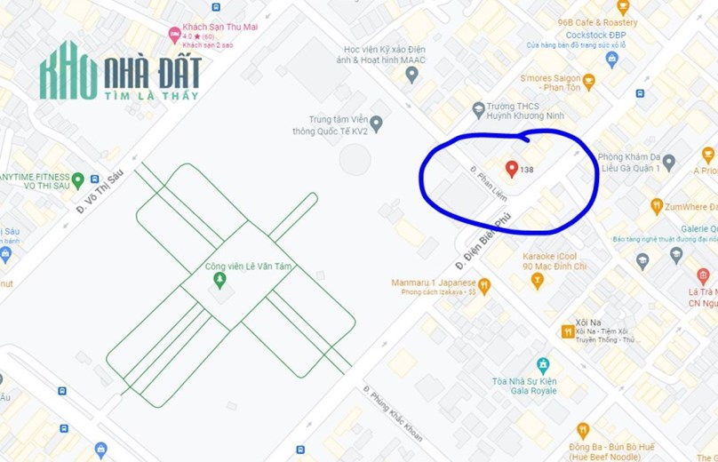 Chính chủ cho thuê tòa nhà 138-140 Điện Biên Phủ, phường Đa Kao, Quận 1 : 1280m2