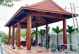 Nhận Thiết Kế Và Thi Công Nhà Gỗ 3 Gian Khu Vực Phan Thiếp Và Gia Lai