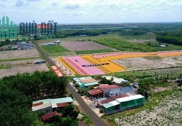 Đất thị xã Chơn Thành 2tr/m2 sổ sẵn đường nhựa 32m