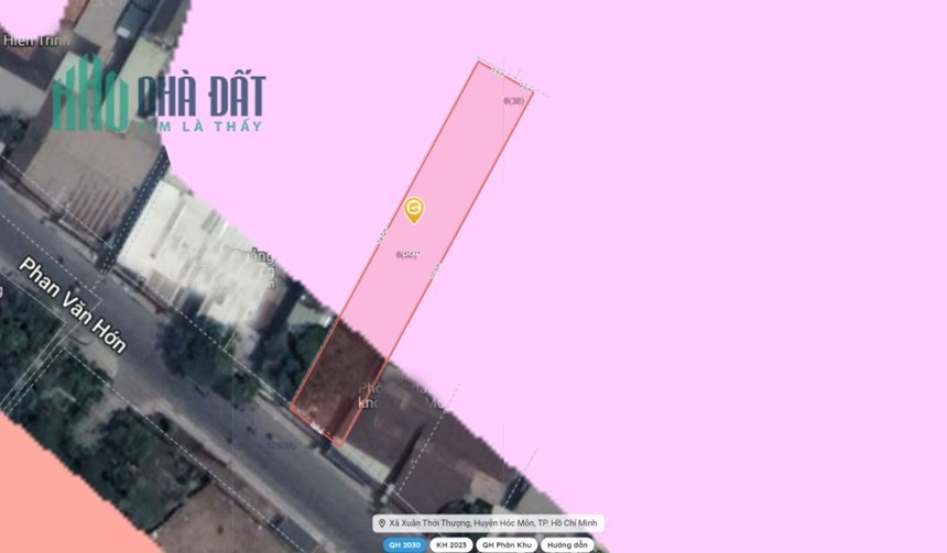 Bán đất mặt tiền Phan Văn Hớn - tặng giấy phép 1 hầm 4 tầng; xây khách sạn rất tuyệt