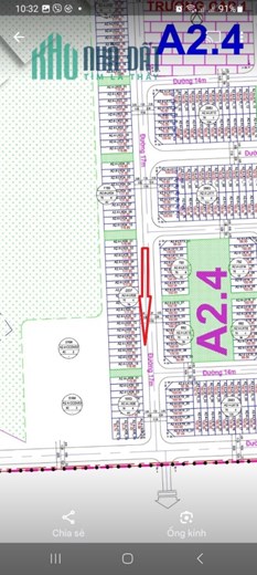 Bán liền kề đường 17m khu A2.4 Khu đô thị thanh Hà Cienco 5