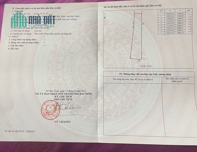 * HOT...HOT...HOT... LÔ ĐẤT ĐẸP TP BẮC NINH GIÁ CHO CÁC NHÀ ĐẦU TƯ TP BẮC NINH - TỈNH BẮC NINH *