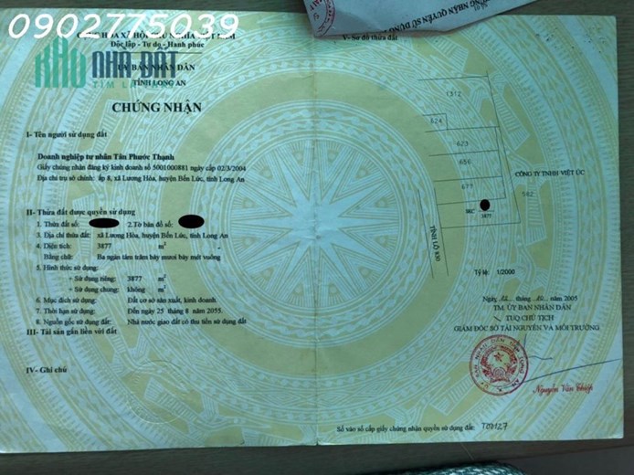 Bán gấp nhà xưởng Bến Lức, Long An đang hoạt động