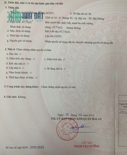 Bán nhà độc lập dân xây 48m 3 tầng GIÁ 3.3 tỉ ngõ ô.tô ở gần TĐC Sao Sáng