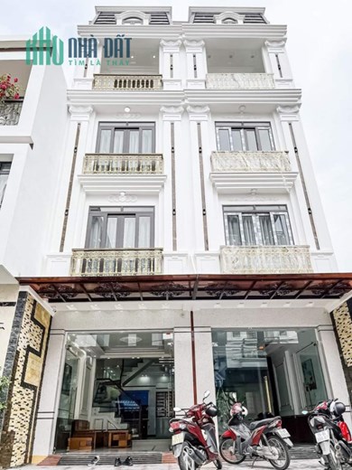 Bán nhà xây mới TĐC Đằng Lâm, 60m 4 tầng GIÁ 5.8 tỉ cạnh trường FPT