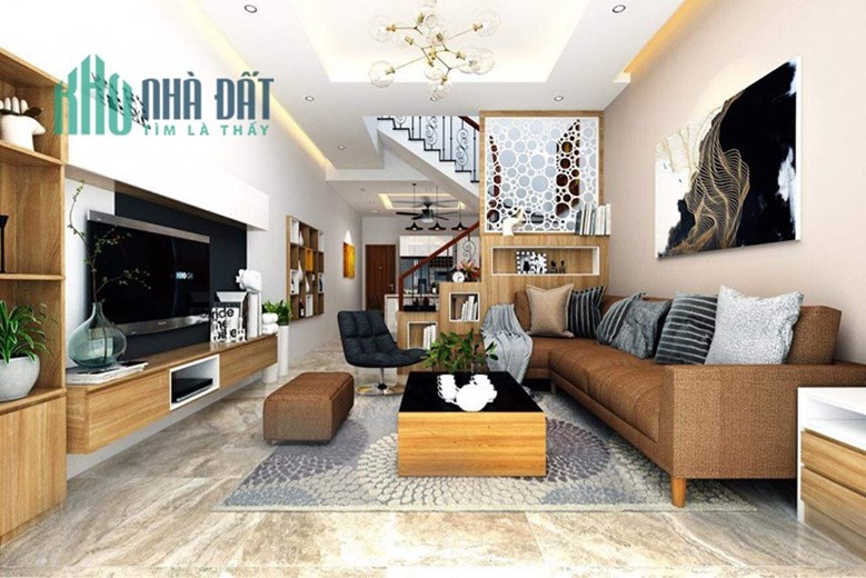 Nhà Thống Nhất 4m5x14m, 4 tầng, hẻm 7m thông chỉ 6.15 tỷ