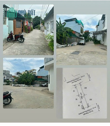 Cần bán lô đất giá siêu đầu tư tại phường Vĩnh Hòa - Tp. Nha Trang tặng 6 phòng trọ