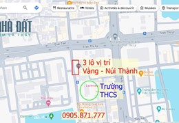 Siêu Phẩm. Bán 3 lô MT Núi Thành. 470m2. Rẻ hơn của rẻ.