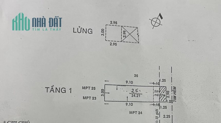 Bán nhà 35m2 Hoàng Bật Đạt, Tân Bình, 2 tỷ 9, nở hậu, hoàn công đủ