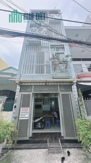 BÁN NHÀ HẺM 6M 4TẦNG 4PN 4Mx13M - ĐƯỜNG DƯƠNG VĂN DƯƠNG QUẬN TÂN PHÚ 6TỶ 200 TL.