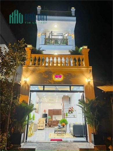Giảm 1 tỷ! Hẻm 8m thông, Phan Huy Ích, Gò Vấp –3 tầng, gần Emart, 6.5 tỷ