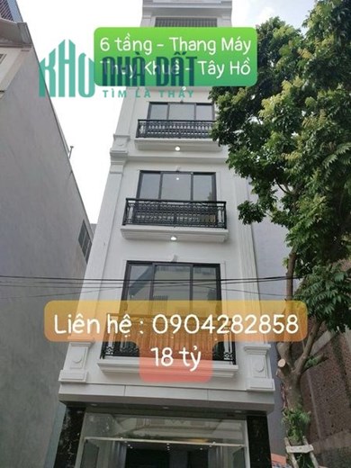 Bán nhà Mặt Phố -Thuỵ Khuê- Tây Hồ 39m l 6 tầngThang máy lgiá 18 tỷ 
-Thang máy