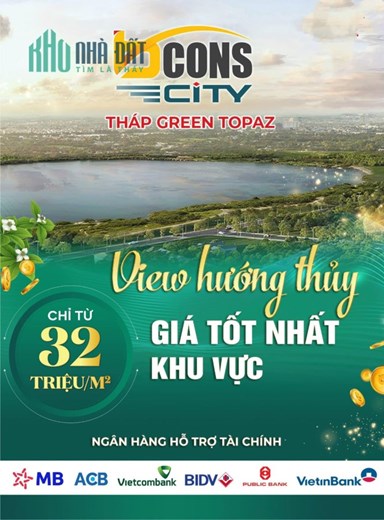 bcons city làng đại học, 1.907 tỷ 2pn 2wc 51m2, thanh toán 10% kí hdmb