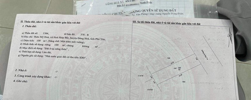 Chính Chủ Bán 2 Lô Đất Liền Kề Full Thổ Cư Duy Nhất Tại Đông Hòa