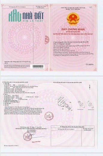 Nhà mới xây, chưa sử dụng, nhận nhà ở ngay, sổ đỏ trao tay