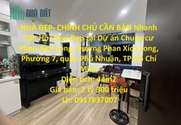 NHÀ ĐẸP- CHÍNH CHỦ CẦN BÁN Nhanh Căn Hộ View Đẹp tại quận Phú Nhuận, TPHCM