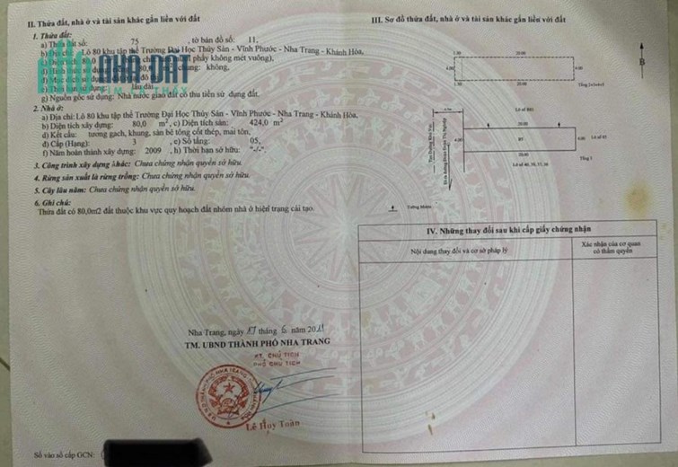 Bán nhà 5 tầng có sẵn 12 phòng cho thuê gần trường Đại Học Nha Trang