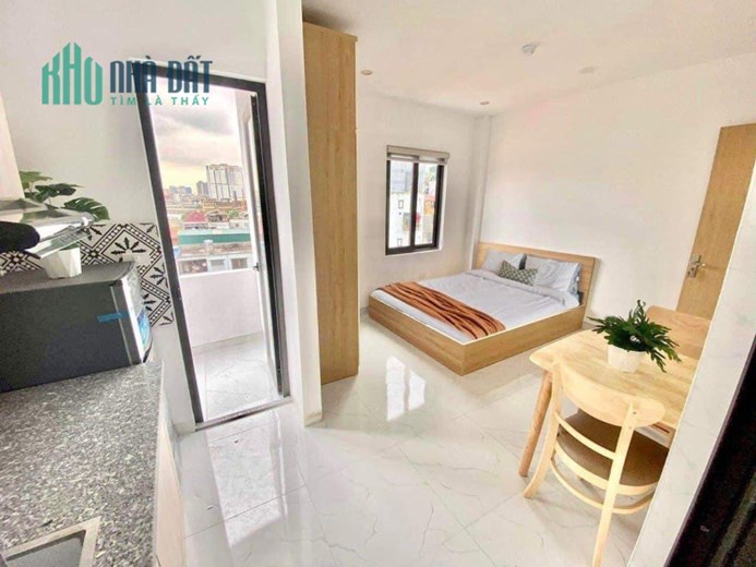 CHDV phòng trọ 25m2 đẹp giá rẻ chỉ 4tr/th Kim Giang Thanh Trì. thang máy, ban công thoát hiểm, pccc
