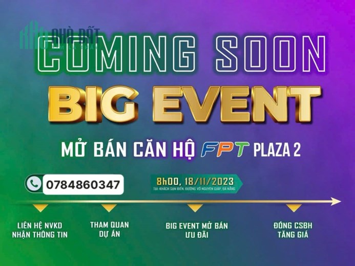 CĐT MỞ BÁN ĐỢT CUỐI "FPT PLAZA 2 ĐÀ NẴNG