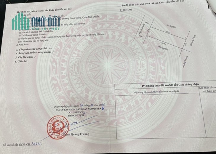 Bán nhà ngõ 132 An Đà, diện tích 44m 3 tầng GIÁ 2.42 tỉ full nội thất, ngõ nông