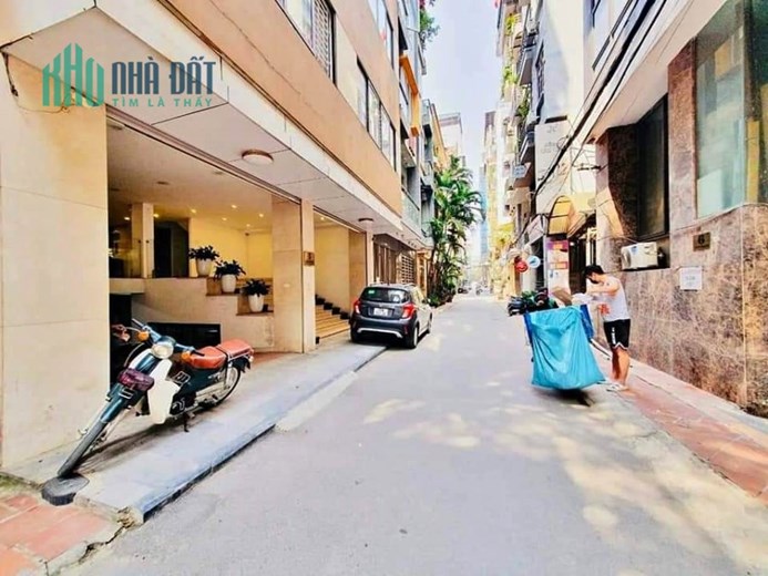 (Mặt ngõ, vỉa hè) Bán nhanh nhà Huỳnh Thúc Kháng, 61m2, 5 tầng, MT 6m