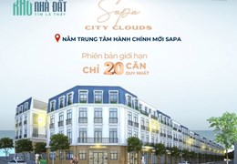 Cơ hội đầu tư Shophouse sổ đỏ lâu dài có 1 0 2 tại trung tâm TX Sapa
