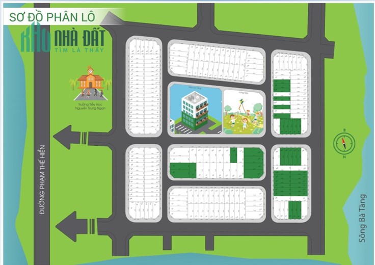 Bán đất KDC Sài Gòn Chợ Lớn, P7, Q8 Phạm Thế Hiển