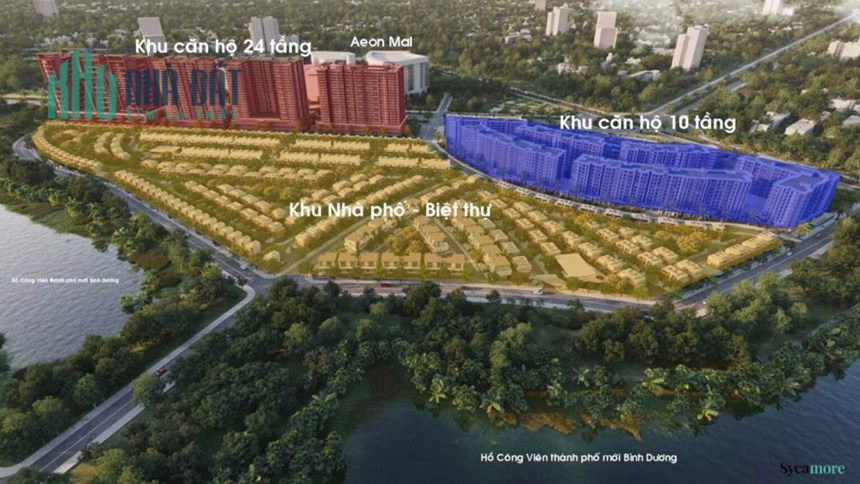 Sycamore là nhà phố biệt thự cao cấp ngay Thành Phố Mới Bình Dương do Capitaland làm chủ đầu tư