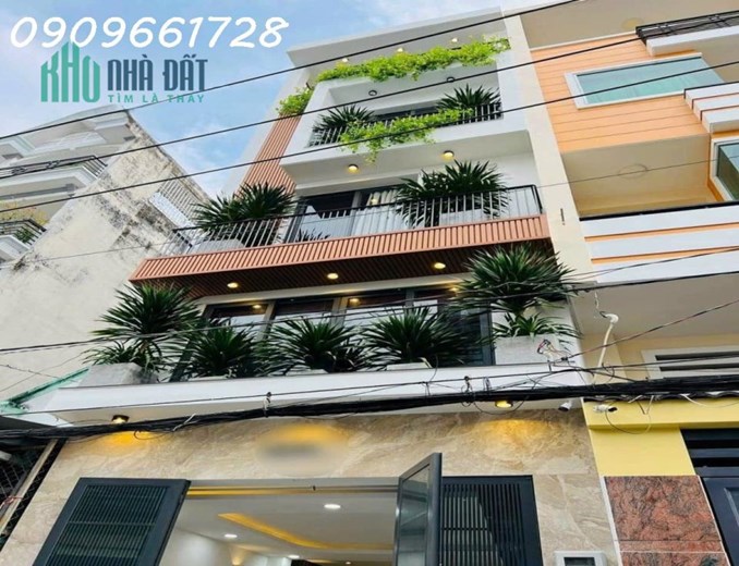 🆘Bán Nhà Hẻm Minh Phụng Quận 6 - 4 Tầng Mới - Chỉ 5.8 Tỷ