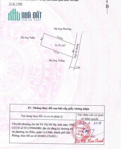 Bán nhà Thư Trung ngõ cực nông, 43m 3 tầng GIÁ 2.6 tỉ , để lại nội thất