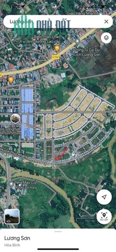Bán lô đất liền kề giáp đầu hồi dự án River view Lương Sơn – Hòa Bình