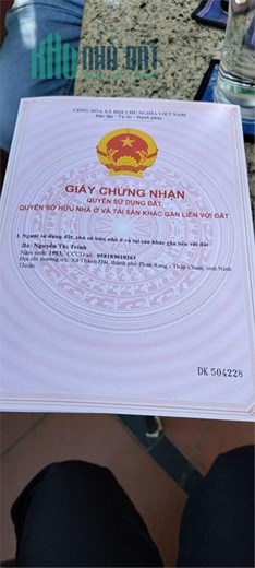 ĐẤT ĐẸP - GIÁ TỐT - Cần Bán Nhanh Lô Đất Vị Trí Đắc Địa Tại Xã Thành Hải, Phan Rang - Tháp Chàm