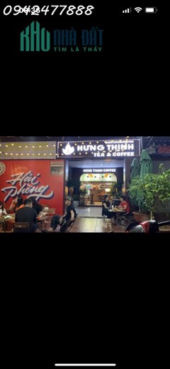 CHÍNH CHỦ CẦN SANG NHƯỢNG QUÁN CÀ PHÊ HƯNG THỊNH TẠI 115 HOÀNG MINH THẢO, LÊ CHÂN, HẢI PHÒNG