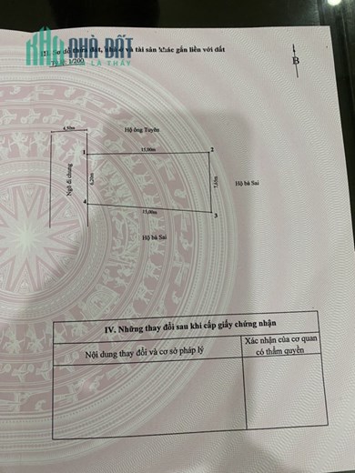 Bán lô đất mặt ngõ 103M ngang 6.2 Đằng Hải Hải An