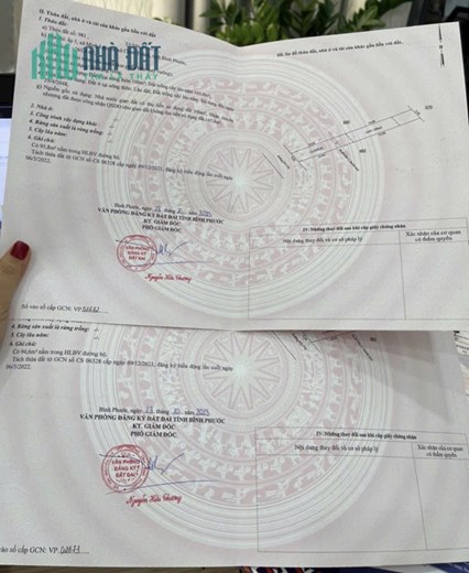 BÁN GẤP LÔ ĐẤT NGAY MẶT TIỀN ĐƯỜNG DT 756 CHƠN THÀNH BÌNH PHƯỚC