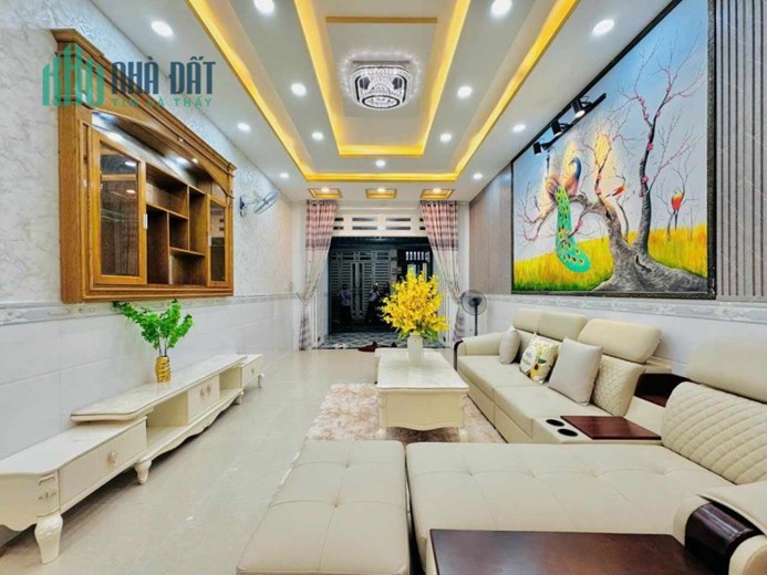 Bán Nhà Nguyễn Duy Cung Gò Vấp 98m2 4 Tầng Hẻm Xe Hơi 8 Tỷ Mới Đúc