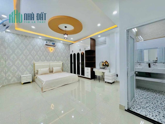 Bán Nhà Nguyễn Duy Cung Gò Vấp 98m2 4 Tầng Hẻm Xe Hơi 8 Tỷ Mới Đúc