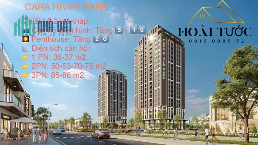 BÁN CĂN HỘ CHUNG CƯ CARA - 69M2 2PN, 2WC. GIÁ BÁN: 2.95 TỶ