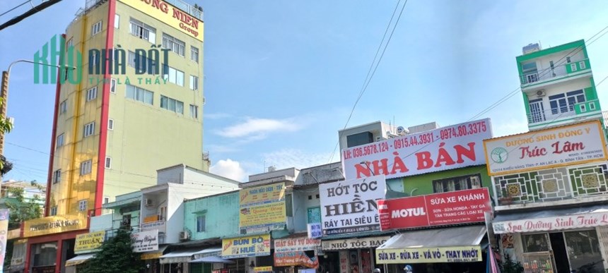 Bán nhà VỊ TRÍ VÀNG DT145,4m2,2 mặt tiền đường số 6 và đường Khiếu Năng Tỉnh, Bình Tân
