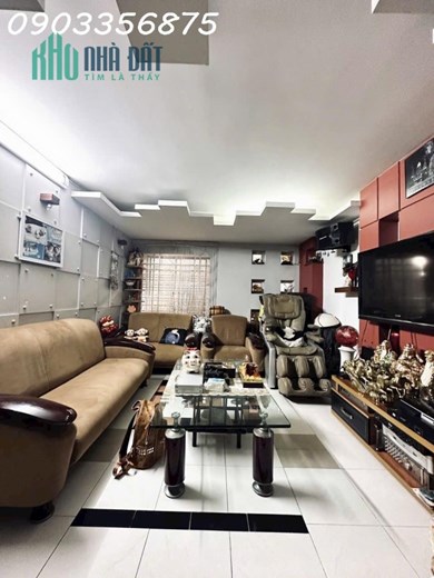 BÁN NHÀ HẺM NGUYỄN THIỆN THUẬT Quận 3,Gần Mặt Tiền 36m,4 Tầng, Hẻm Ba Gác , HƠN 5 TỶ