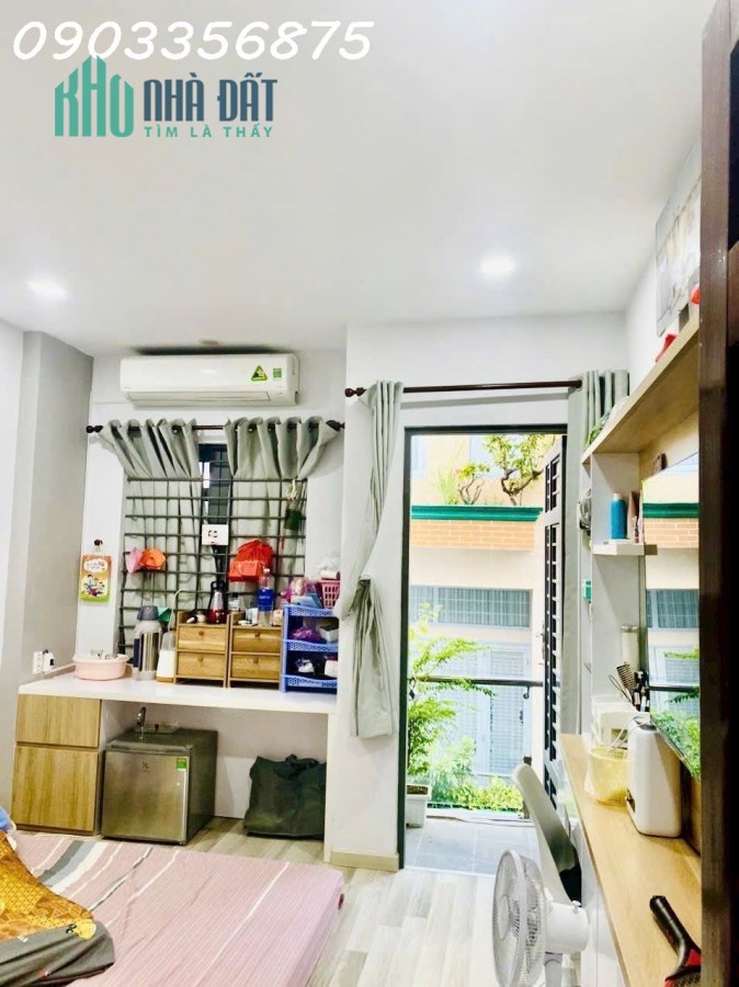 BÁN NHÀ HẺM NGUYỄN THIỆN THUẬT Quận 3,Gần Mặt Tiền 36m,4 Tầng, Hẻm Ba Gác , HƠN 5 TỶ