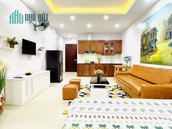 Cho Thuê Studio Yên Hòa, nội thất Full kịch, phòng thoáng, 4tr2 có fix