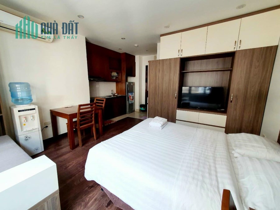 Tòa 9 tầng, 30 căn hộ Hoàng Quốc Việt 120m2, doanh thu 300Tr, Ô tô tránh, 47 tỷ(TL)