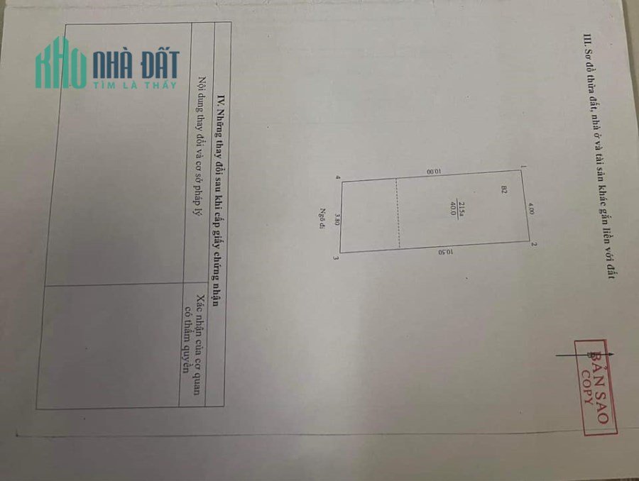 Bán nhà ngõ 228 Khương Đình 40m x 6 tầng, mt: 3.8m, kinh doanh nhỏ, ngõ to rộng